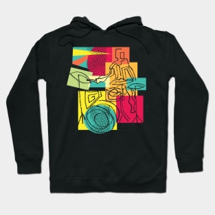 Fancy Drummer Modern Style Hoodie